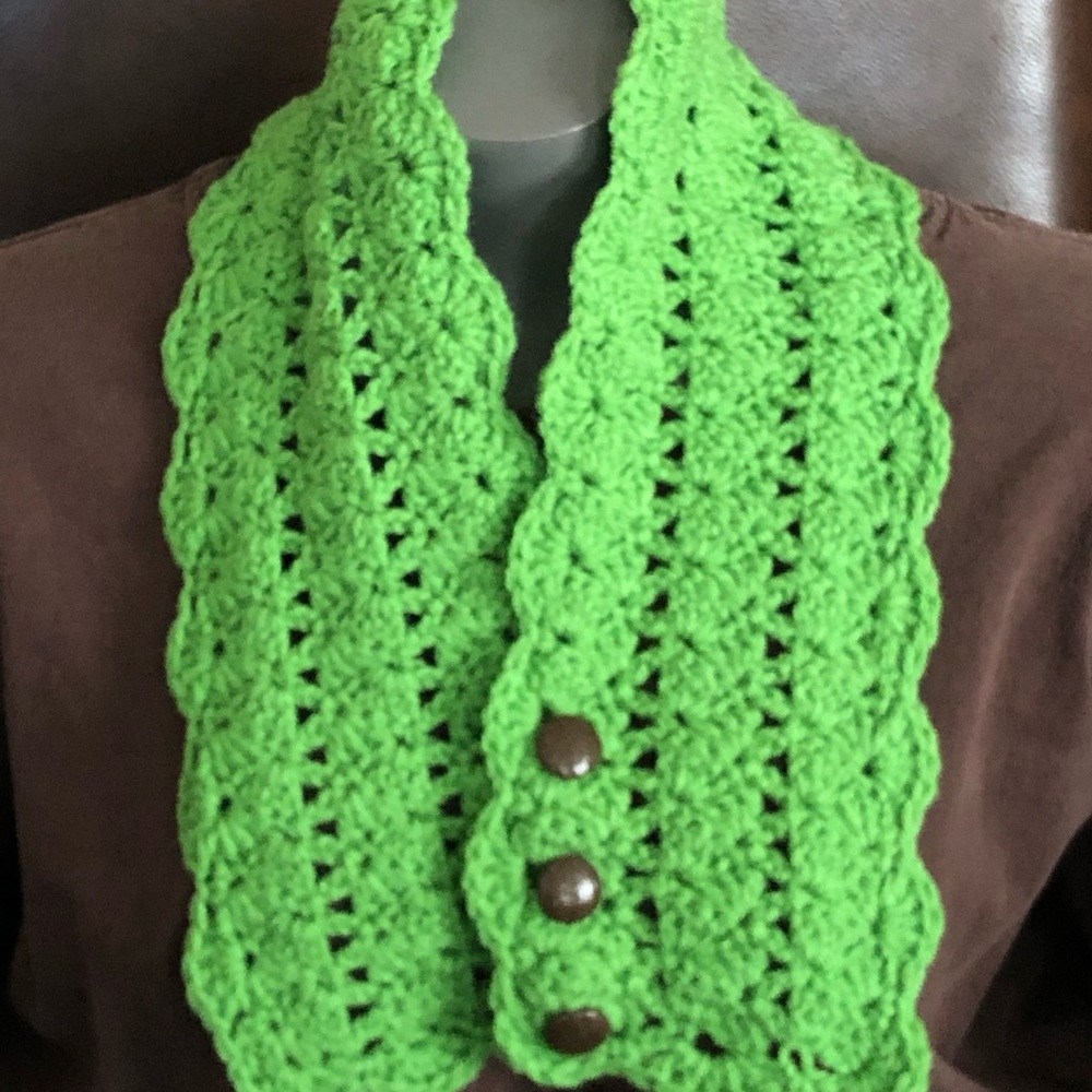 Green 🍀scarf 🍀neck warmer🍀fashion scarf🍀